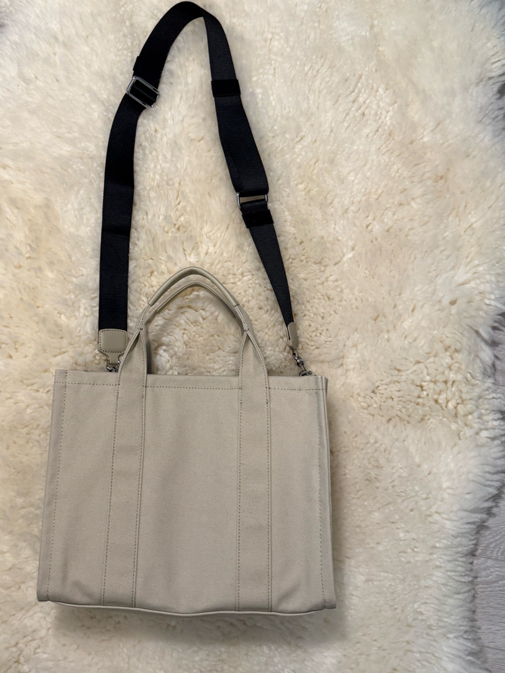 Quince 100% Canvas Small Crossbody Tote - Picture 5 of 5